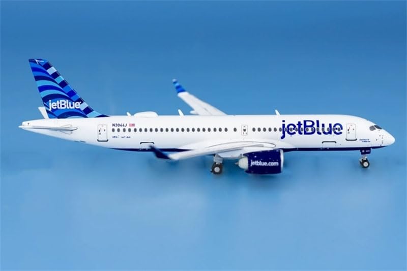 for GeminiJets for jetBlue for Airbus A220-300 N3044J 1/400
